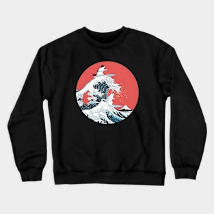 BIG WAVE CATS Crewneck Sweatshirt